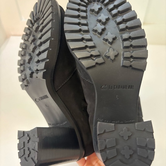 LA CANADIENNE  Peppa‎ Suede Bootie Ankle Sz 6 - Picture 10 of 11